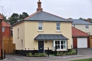 New-build military home in Bulford, Wiltshire.