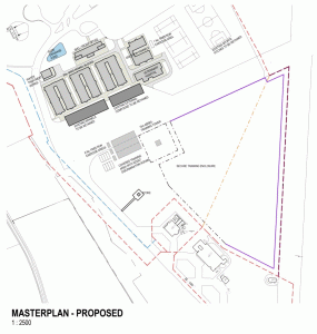 Development plans for St George’s Barracks, North Luffenham [Crown Copyright]