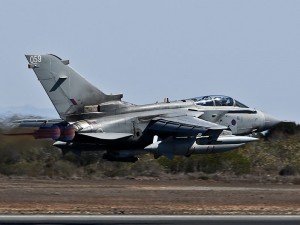 A Tornado flying from RAF Akrotiri. [Crown Copyright/MOD2015]