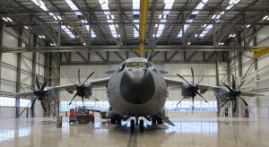 An A400m in the new hangar at Brize Norton [Crown Copyright/MOD 2017]