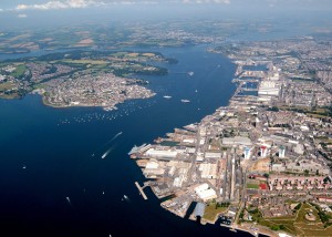 Plymouth Naval Base - an example of the range of the MOD estate! [Photo by LA (Phot) Paul A'Barrow; Crown Copyright]