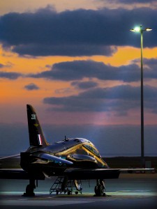 In common with all DIO staff, Andrea's job helps enable defence personnel to live, work and train. Here an RAF Hawk training aircraft is soon to be in use for a training run at RAF Valley. (Cpl Mark Dixon; Crown Copyright)