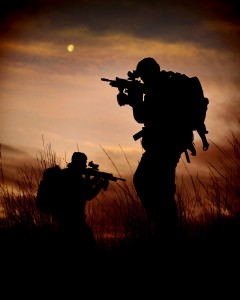 Royal Marines training at Glen Fruin, Scotland [Photo by CPOA Thomas McDonald; Crown Copyright]