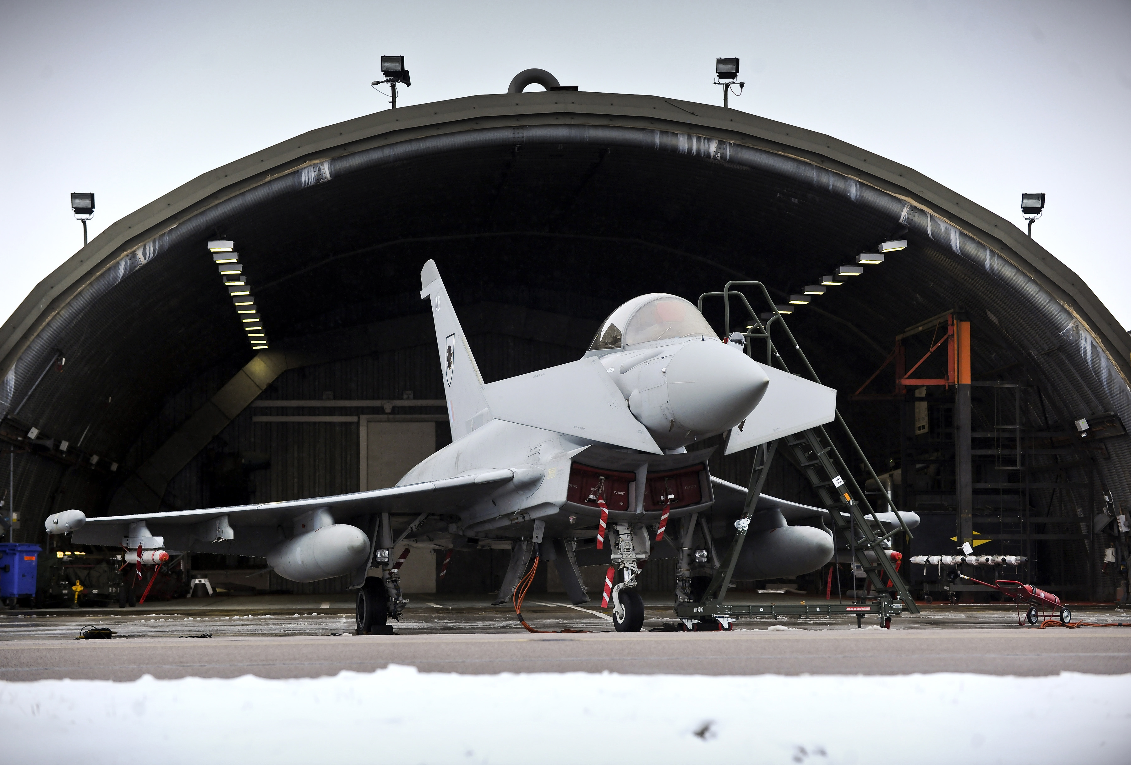  - Hangar-and-Typhoon-at-RAF-Coningsby-SAC-DAniel-Herrick-Crown-Copyright