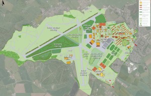 The plan of how DTTC Lyneham will be laid out. (Crown Copyright)