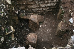 An image of Roman hypocaust (underfloor heating) system at Caerwent (Helen Pickering; Crown Copyright)