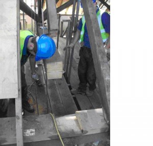 2014 -Timber truss repairs in Officers' Mess, Cavalry Barracks