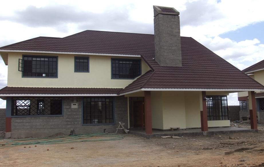 Housing under construction in Nanyuki, Kenya, which is periodically inspected by DIO Engineers prior to our occupation. (Crown Copyright)