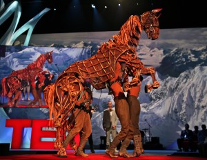 One of the puppets used to portray Joey in the 'War Horse' stage show. (Steve Jurvetson, via Flickr Creative Commons: https://www.flickr.com/photos/jurvetson/5528028802/in/set-27718)