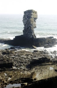 Pen-y-Holt Stack at Castlemartin Training Area [Crown Copyright]