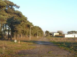 A view of the site, which has been unoccupied for some years. [Crown Copyright/MOD2015]