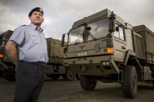 Reservists fulfil numerous roles, including drivers. [Cpl Neil Chapman, Crown Copyright/MOD2014]