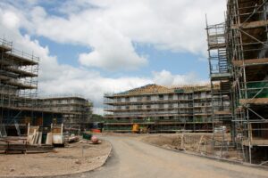 DIO building accommodation at the new Defence Technical Training College Lyneham. [Crown Copyright/MOD2015]