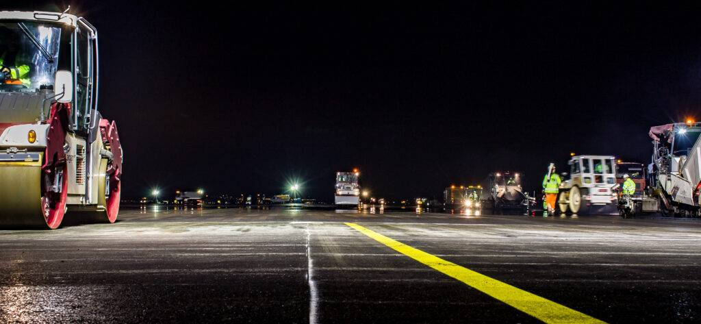 Work underway at RAF Gibraltar. [Copyright Lagan Construction International 2015]