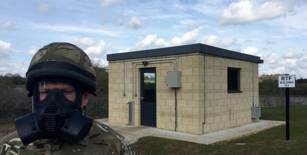 The Respirator Testing Facility, at the Defence College of Logistics, Policing and Administration