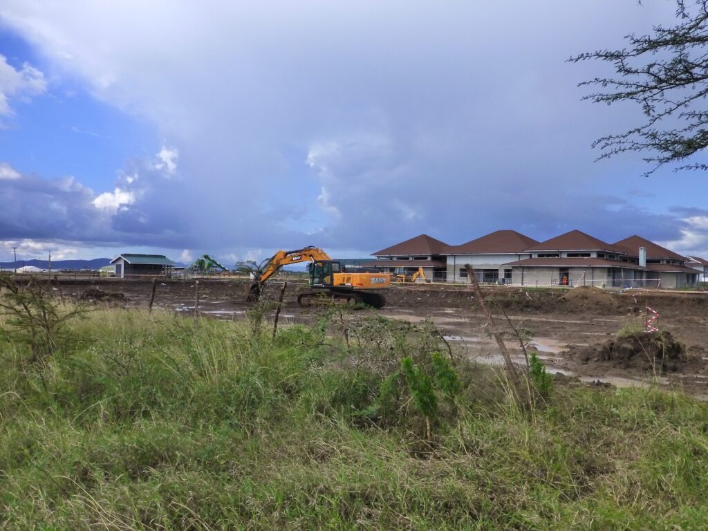 A view of work ongoing at Laikipia. [Crown Copyright/MOD2016]