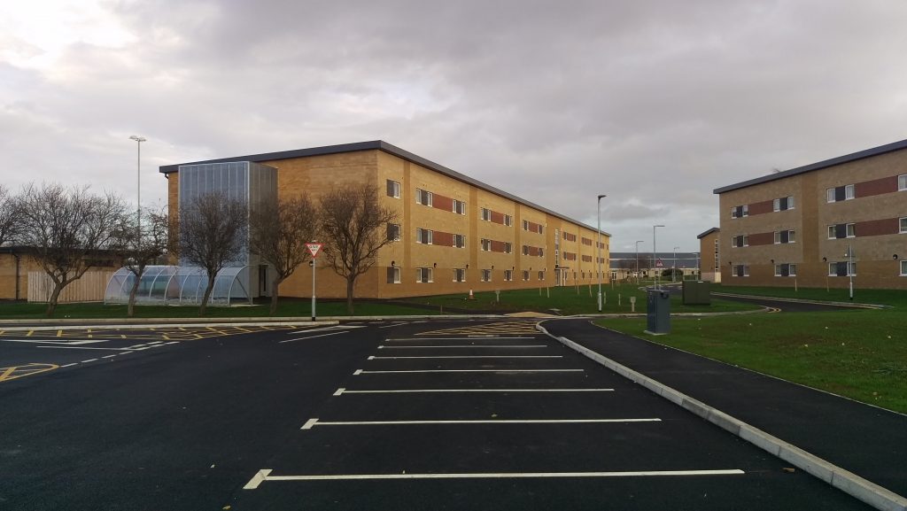 Some of the new Single Living Accommodation at RNAS Yeovilton.