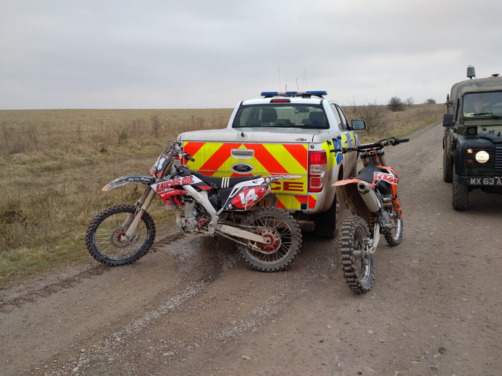 Clamping down on illegal off-roading.