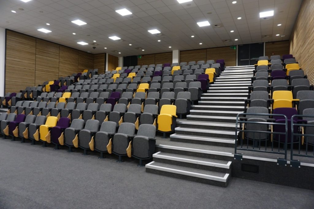 The large lecture theatre in the new college building