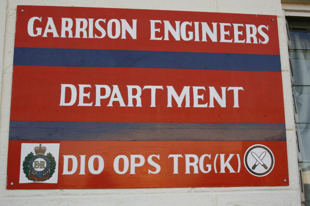 The Garrison Engineers Department at BATUK. [Crown Copyright/MOD 2015]