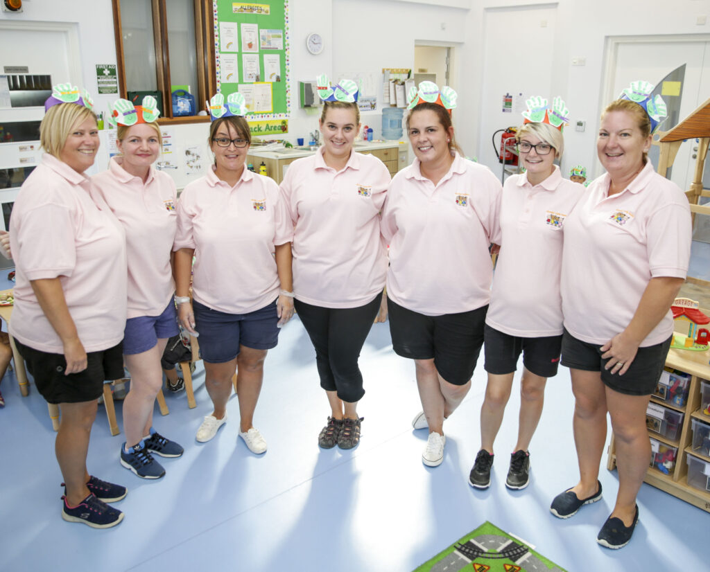 The new staff for the new nursery at RAF Akrotiri [Crown Copyright MOD 2017]