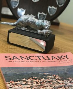 Sanctuary Magazine and Silver Otter Award 2017 [Crown Copyright, MOD 2017]