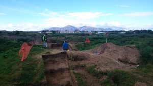 Ballykinler trench excavation [Crown Copyright, MOD 2017]