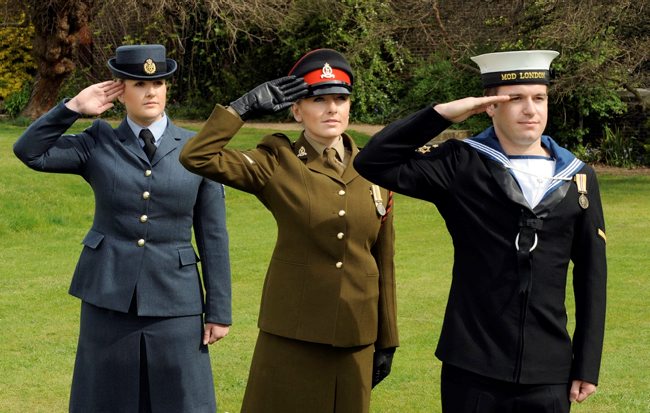 Numbers of women serving in the Royal Air Force, British Army and Royal Navy are increasing. [Crown Copyright/MOD2010]