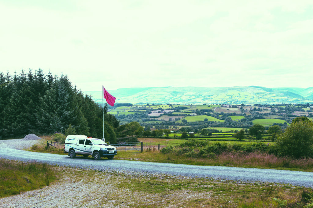 Looking after the training estate in Sennybridge, Wales [Copyright Landmarc Support Services Limited, 2018]