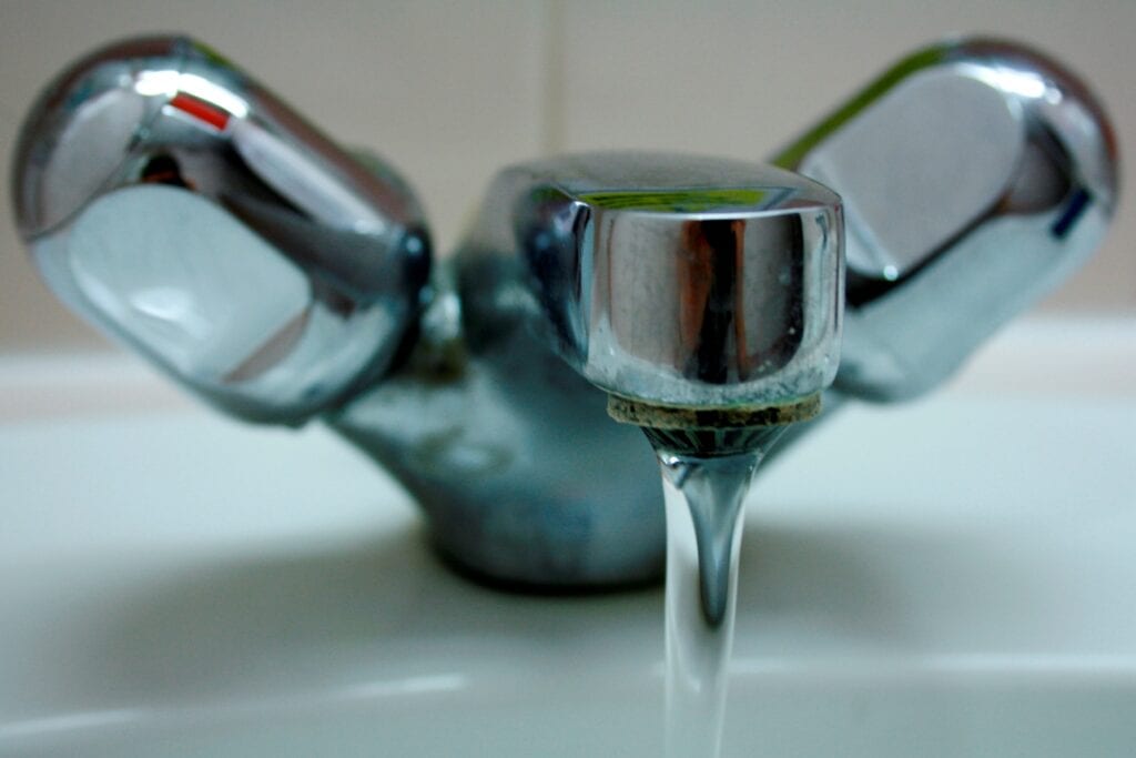 A running tap.